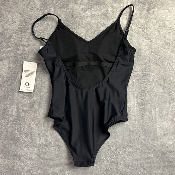Ocean Pacific NWT Swimsuit Black Tropical Drink Vacation Sz. Medium - Picture 10 of 12